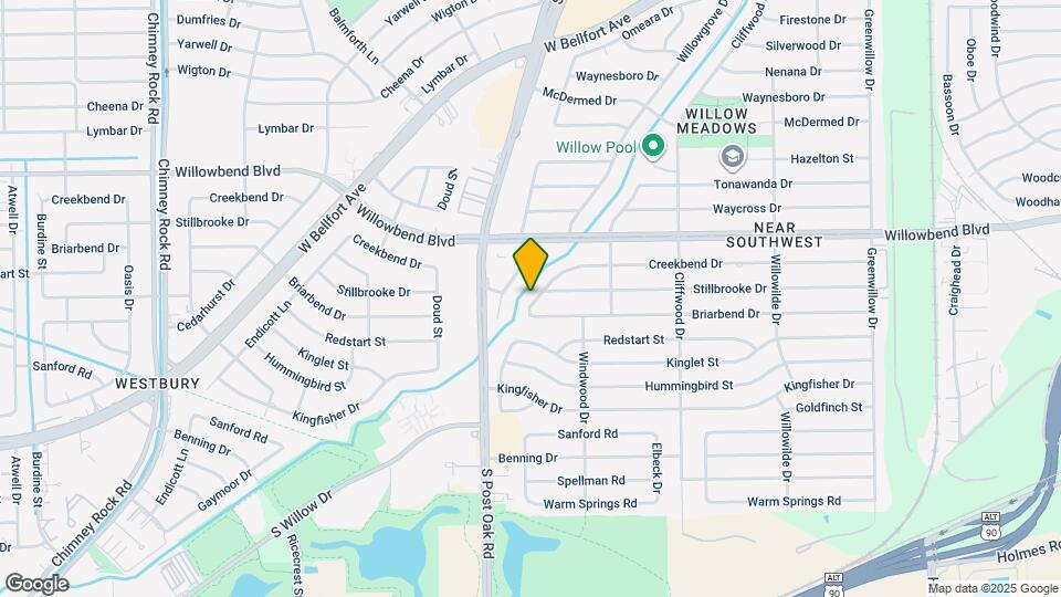 4862 Creekbend Dr Map and Location Details