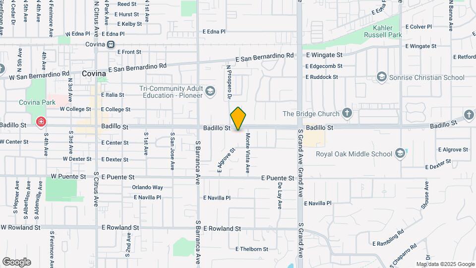 628-638 E Badillo St Map and Location Details