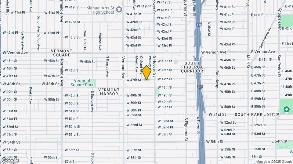 860 W 47th St Map and Location Details