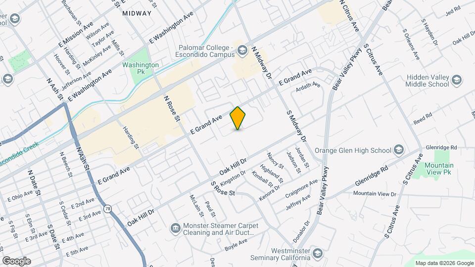 1747 Acorn St Map and Location Details