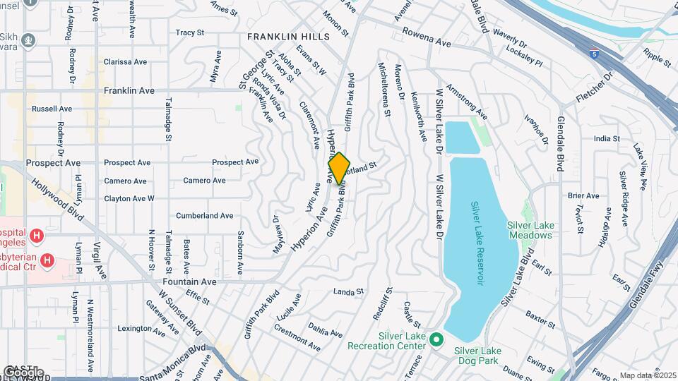 2211 Griffith Park Blvd Map and Location Details