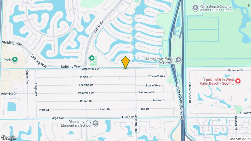 8606 Arrowhead Dr Map and Location Details