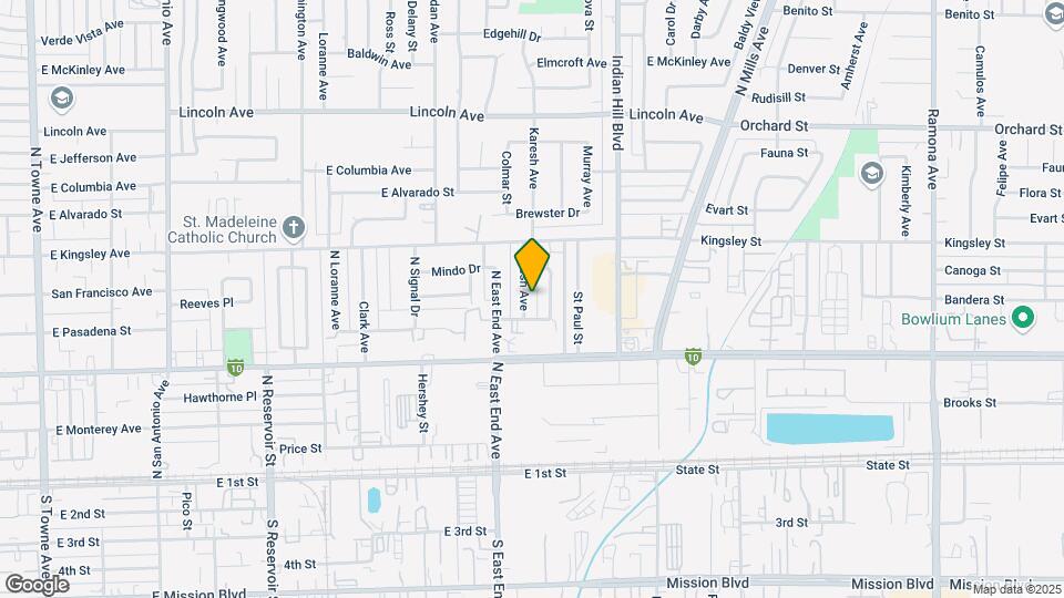 638 Karesh Ave Map and Location Details