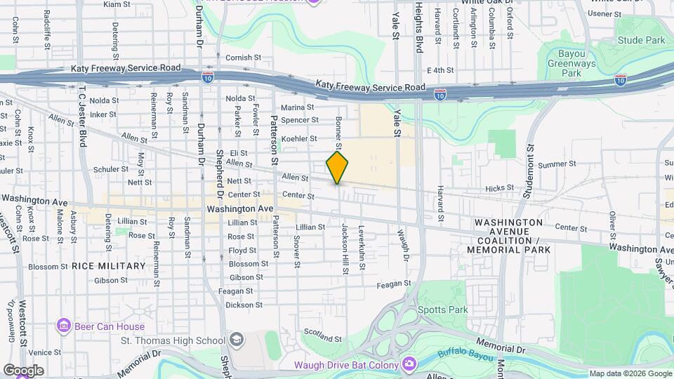 1117 Bonner St Map and Location Details