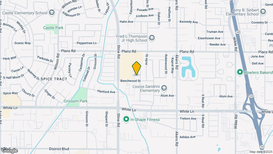 4600 Beechwood St Map and Location Details