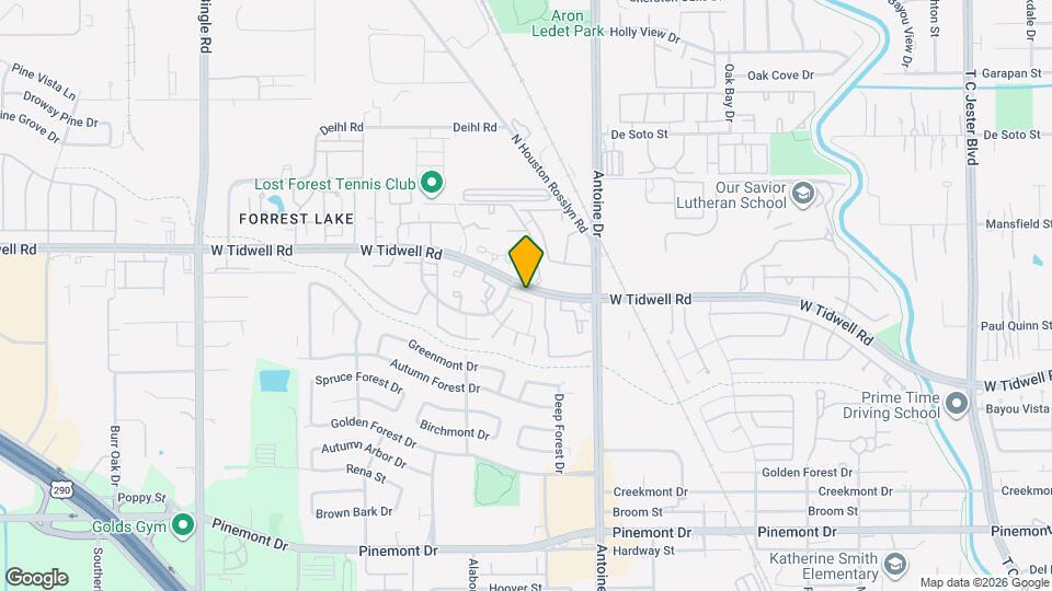 5817 W Tidwell Rd Map and Location Details