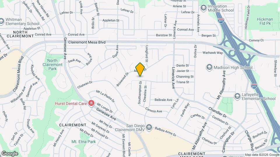 4996 Triana St Map and Location Details