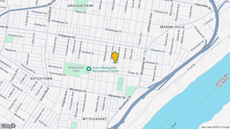 3935 California Ave Map and Location Details