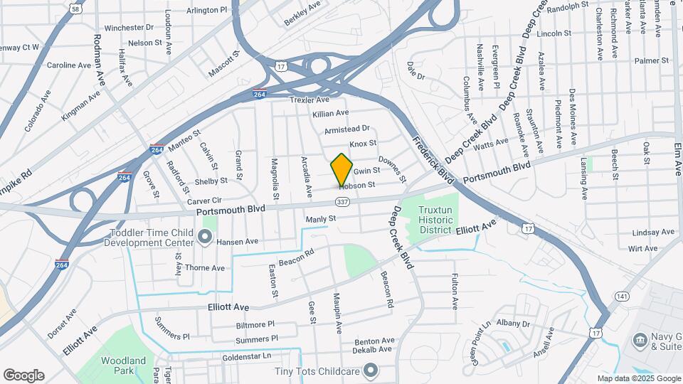 64 Hobson St Map and Location Details