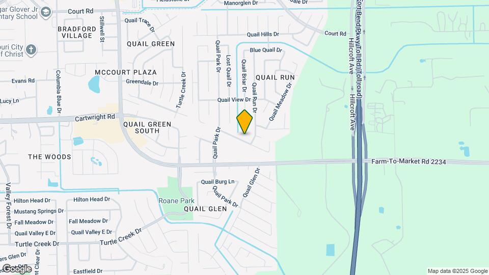 8434 Quailcrest Dr Map and Location Details