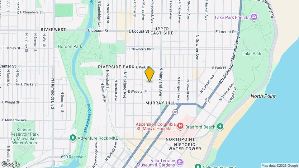 2579 N Frederick Ave Map and Location Details