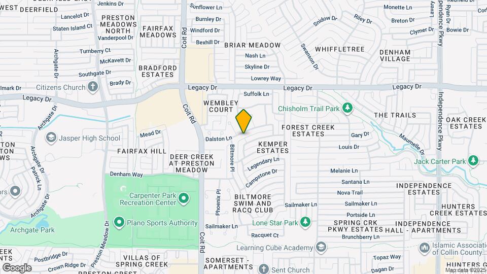 3872 Dalston Ln Map and Location Details