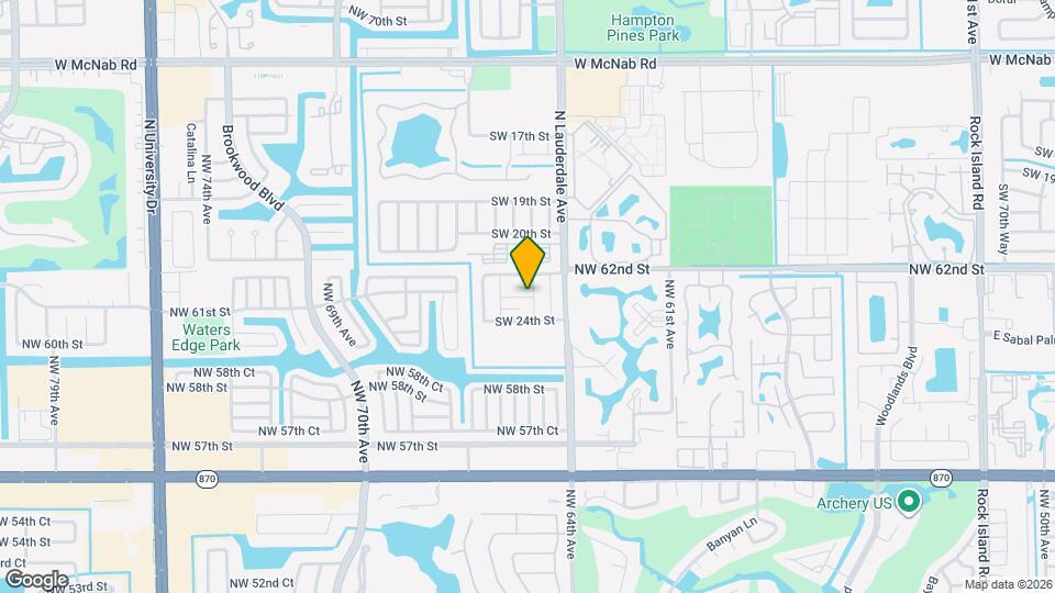 8107 SW 23rd Ct Map and Location Details