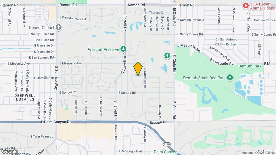 2701 E Mesquite Ave Mapa y Detalles de la Ubicación