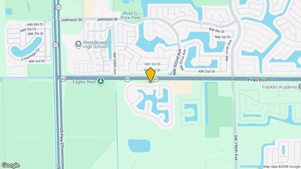 20471 SW 1st St Map and Location Details