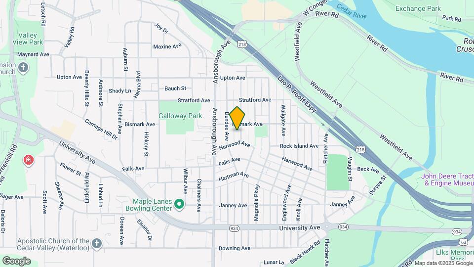 718 Kirkwood Ave Mapa y Detalles de la Ubicación