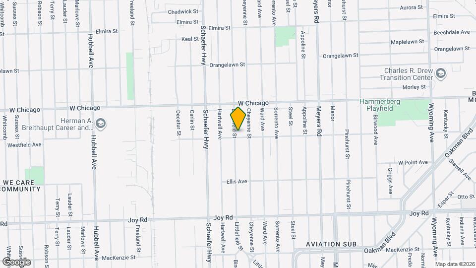 9310 Littlefield St Map and Location Details