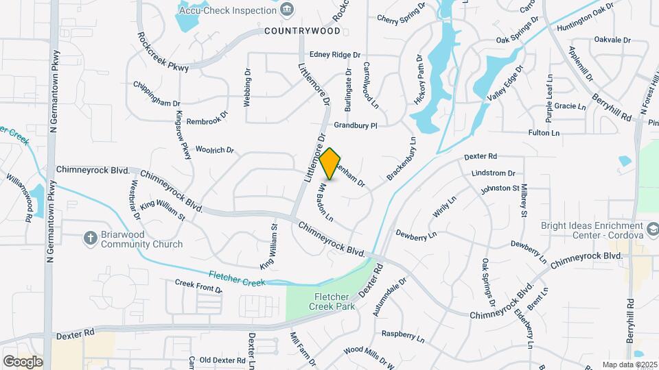 2040 Mt Badon Ln Map and Location Details