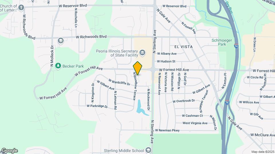 3012-3024 N Woodbine Ter Map and Location Details