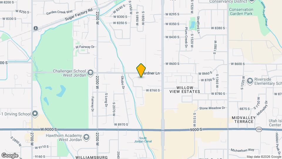 8687 S Cajean Cir Mapa y Detalles de la Ubicación