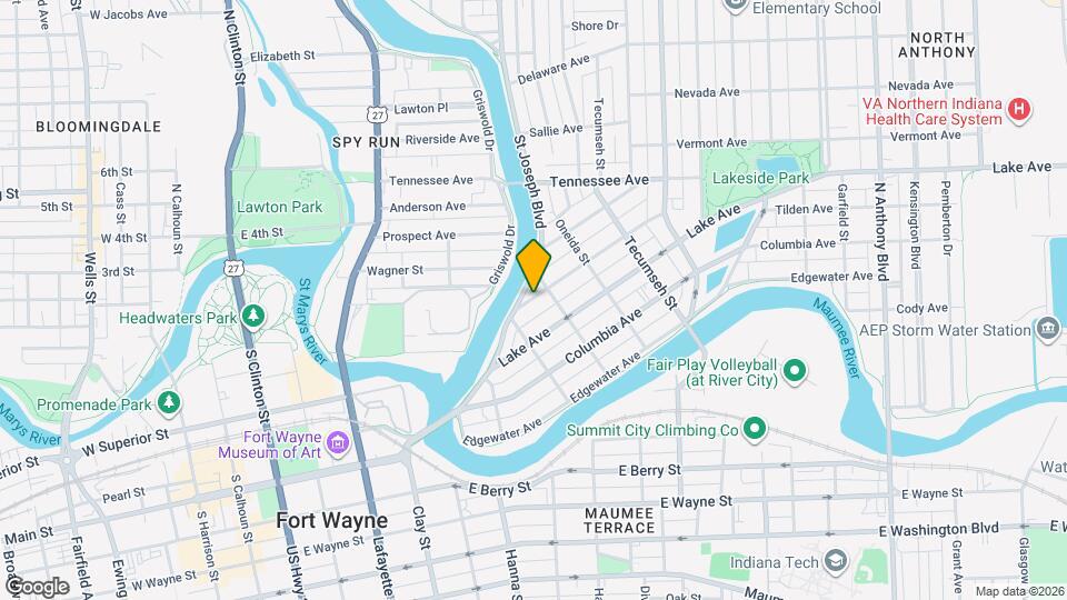 928 Rivermet Ave Map and Location Details