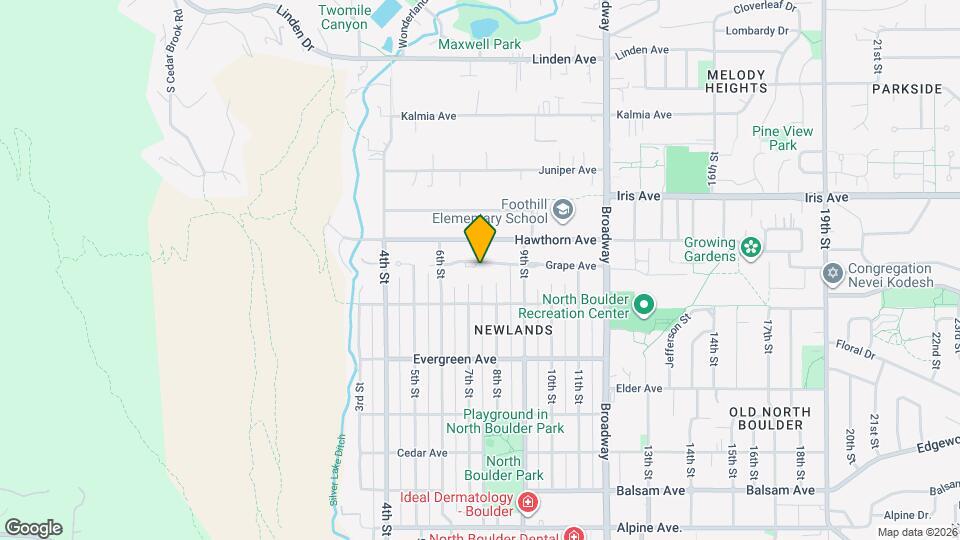 730 Grape Ave Map and Location Details