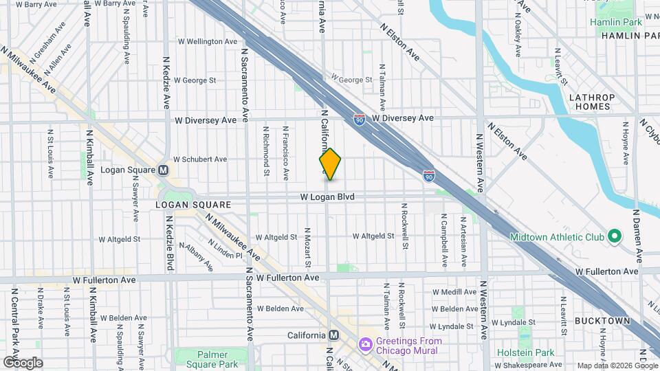 2601 N California Ave, Unit 8 Mapa y Detalles de la Ubicación
