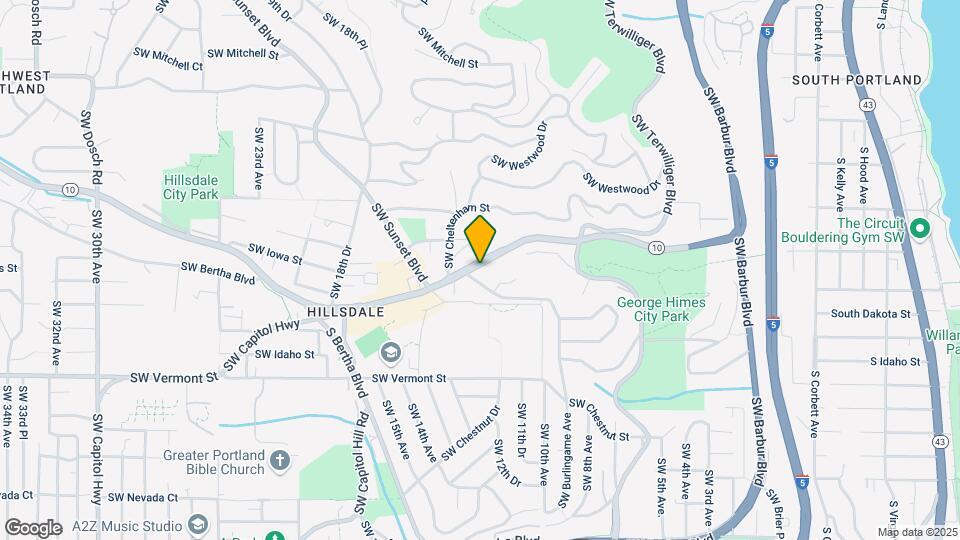 Burlingame Apartments Map and Location Details