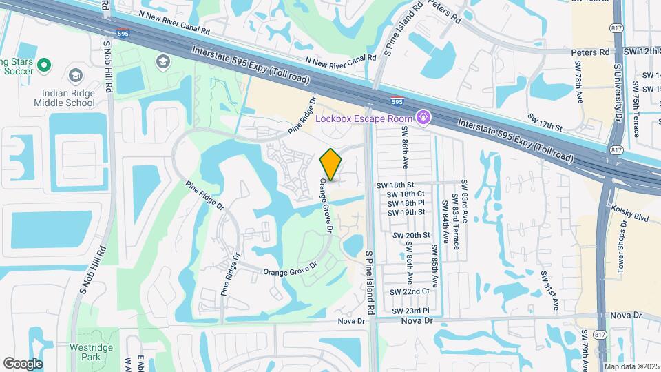 9101 SW 19th Pl Map and Location Details