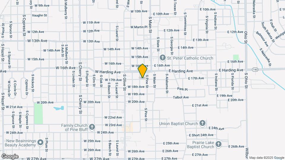216 W 17th Ave Map and Location Details