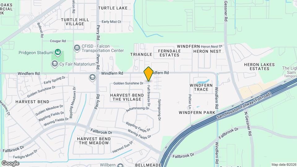 11239 Fall Breeze Dr Mapa y Detalles de la Ubicación