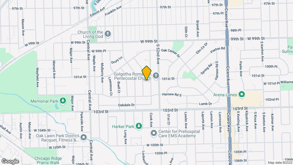 10115 S 53rd Ave Map and Location Details