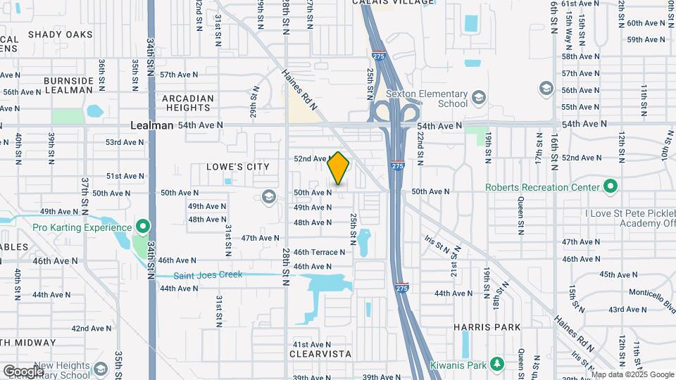 2517 50th Ave N Map and Location Details