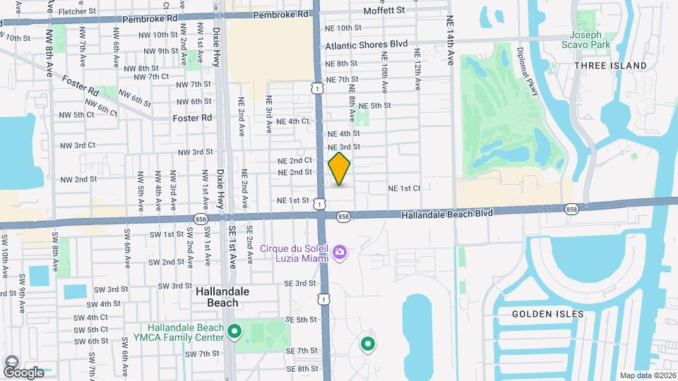 700 NE 1st Ct Map and Location Details