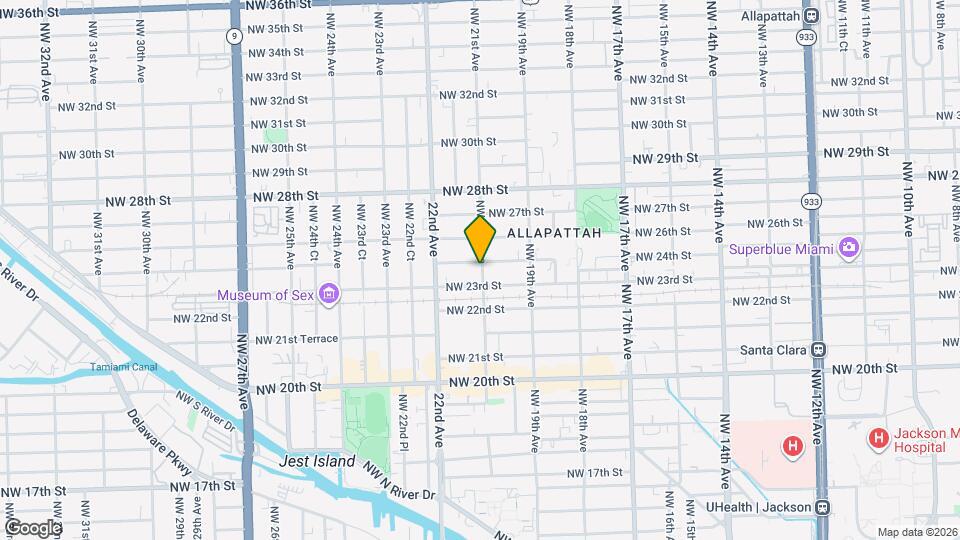 2100 NW 24th St Map and Location Details