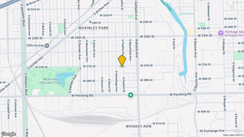 3706 S Paulina St Map and Location Details
