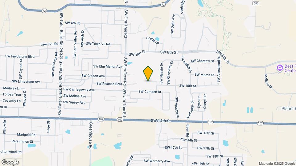 3101 SW Garrison Ln Map and Location Details