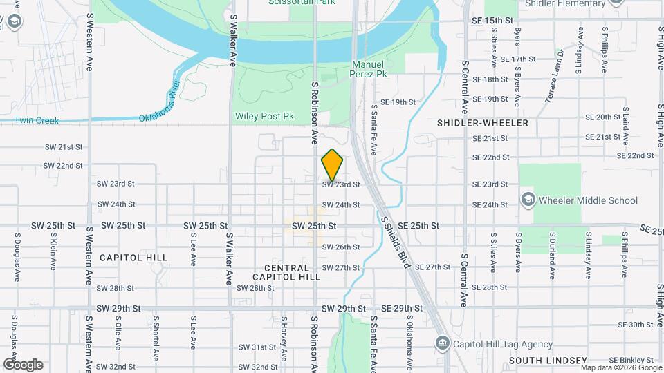 116 SW 23rd St Map and Location Details