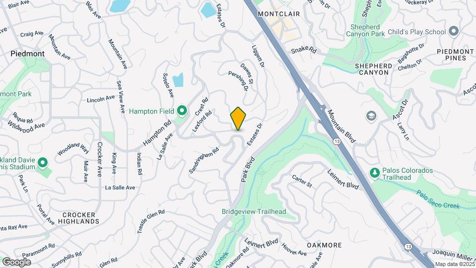 525 Hampton Rd Map and Location Details