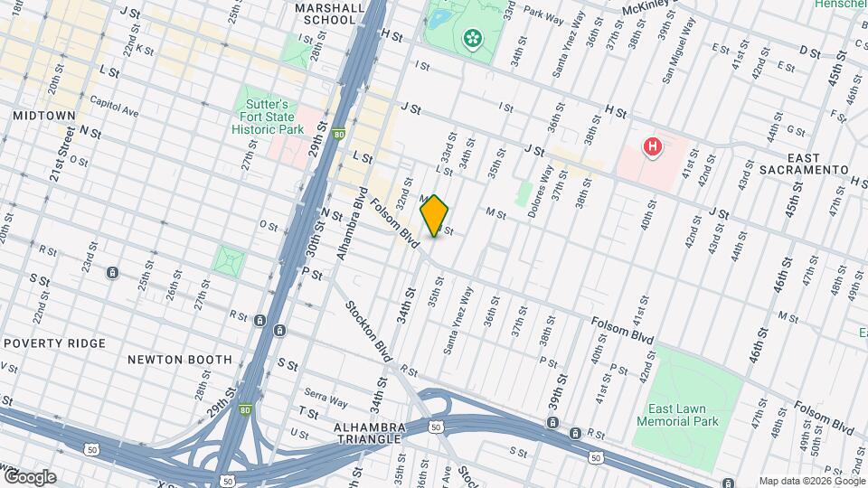 1440 34th St Map and Location Details