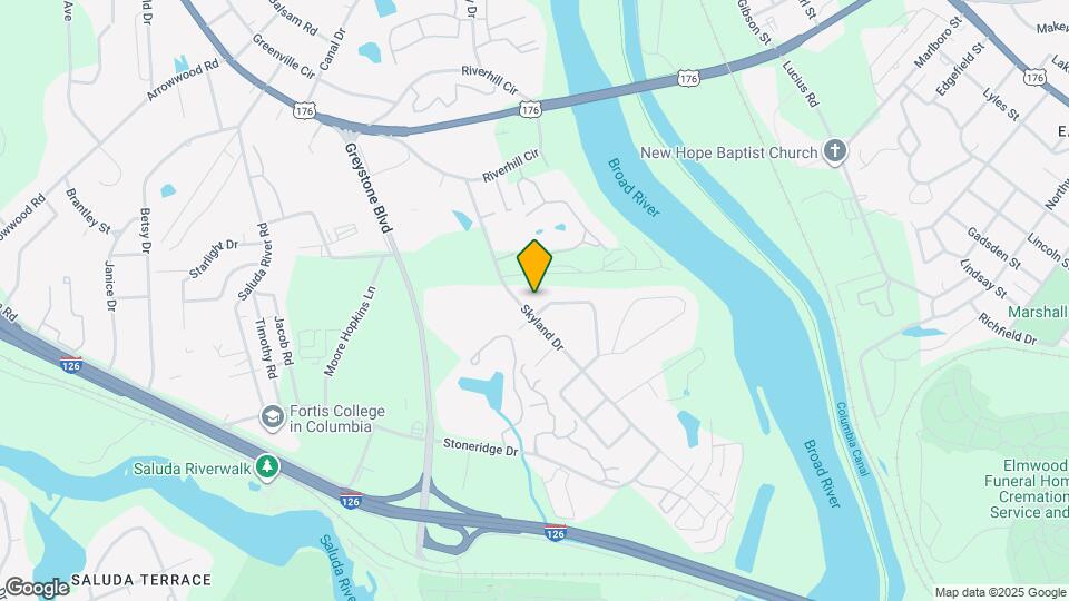 820 Skyland Dr Map and Location Details