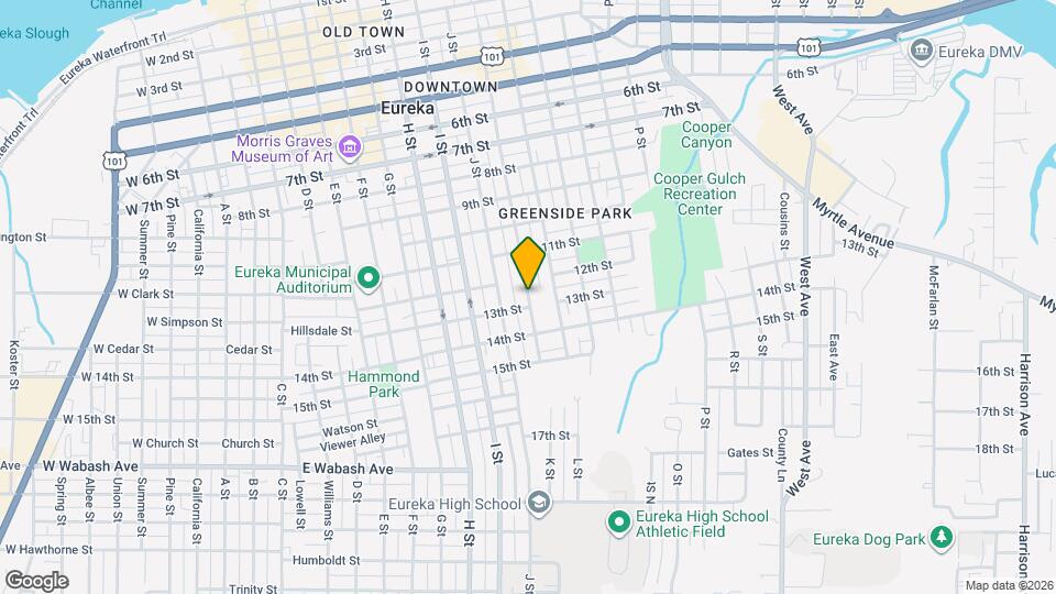 1225 K St Mapa y Detalles de la Ubicación