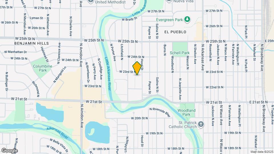 2370 N Garland St Map and Location Details