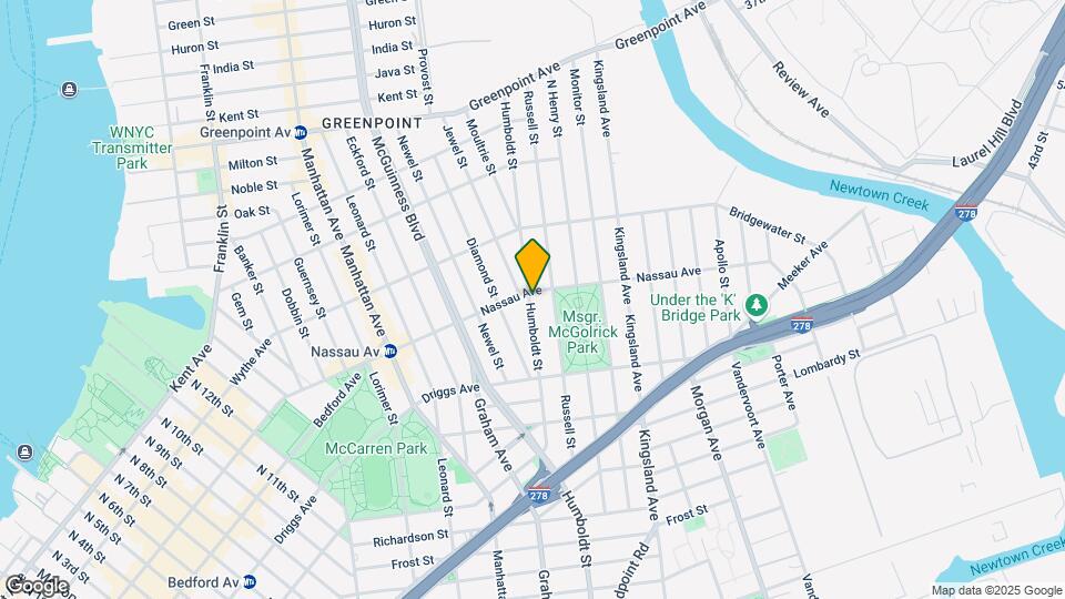 192 Nassau Ave Map and Location Details