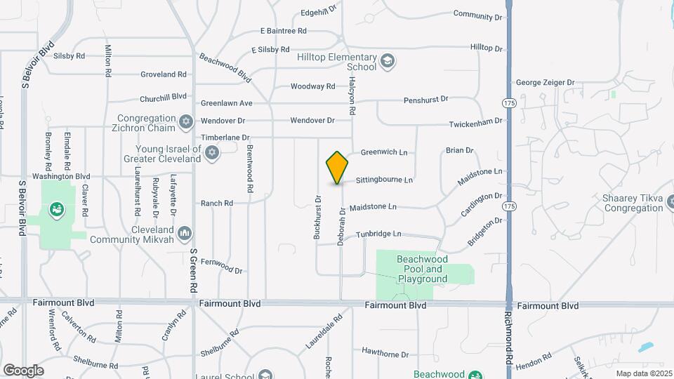 2500 Deborah Dr Map and Location Details