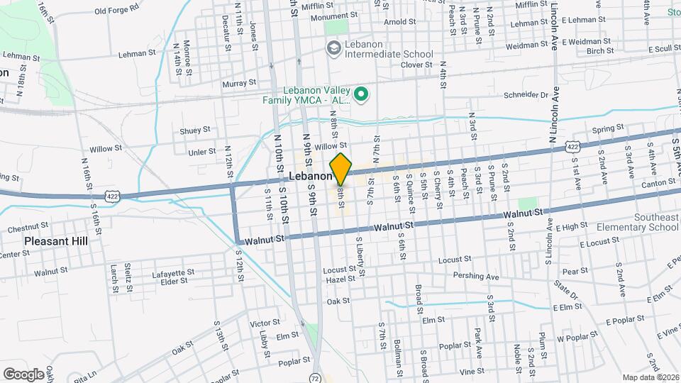 46 S 8th St Map and Location Details