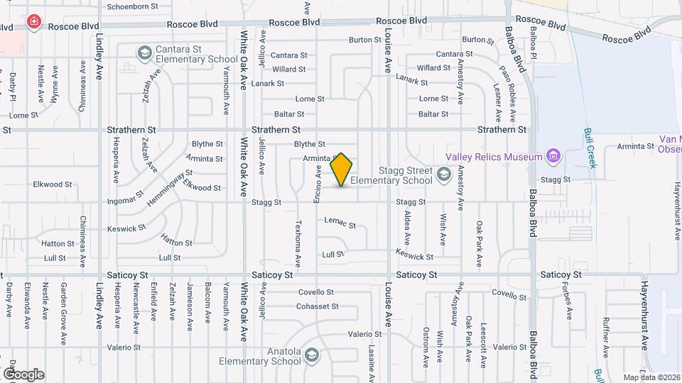 17426 Elkwood St Map and Location Details