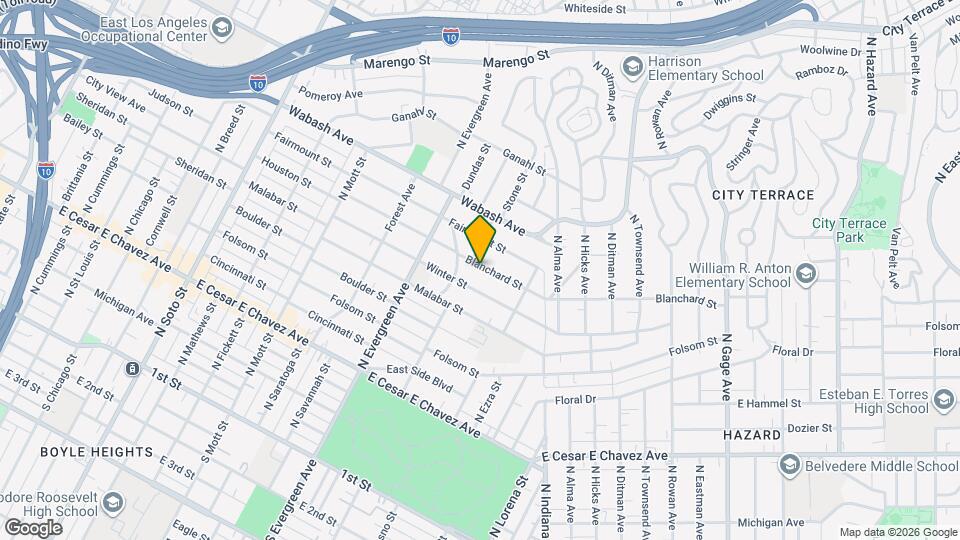 3126 Blanchard St Map and Location Details