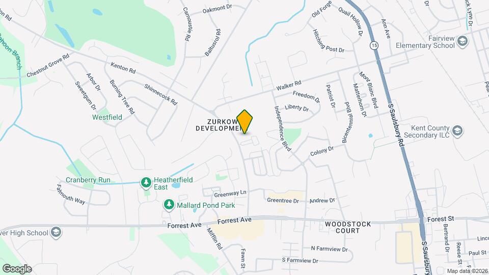 6 Berwyn Hall Map and Location Details