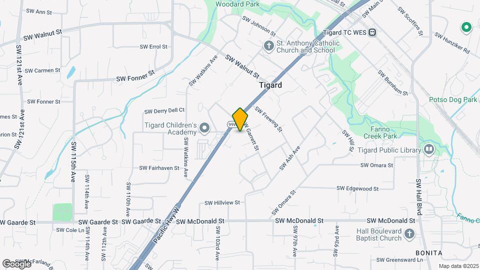 10056 SW Garrett St Map and Location Details